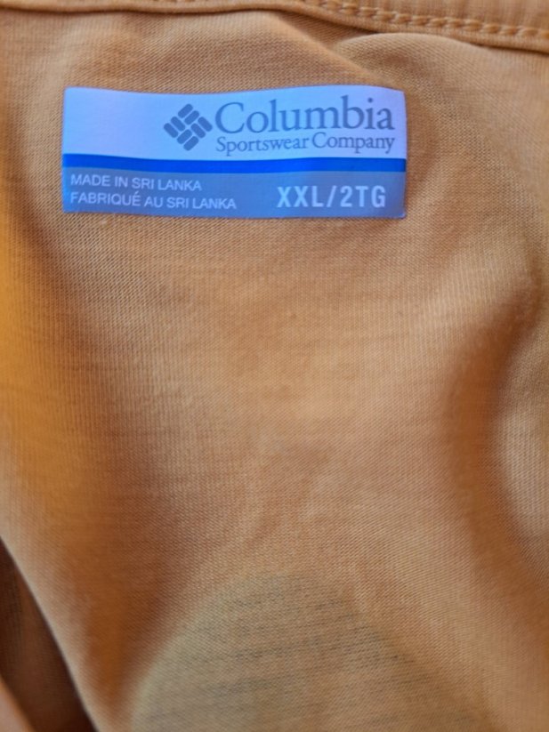 Pánské bavlněné triko Columbia,vel.XXL
