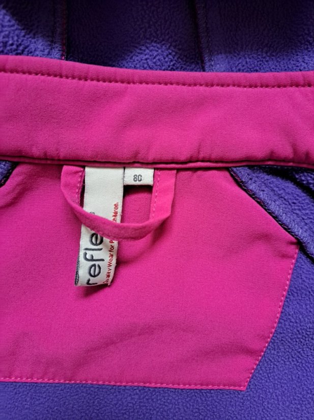 Dívčí softshell bunda Reflex, vel.80/86