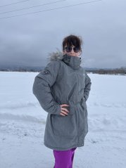 Dámská zimní parka Áhkká outdoor, vel. 44