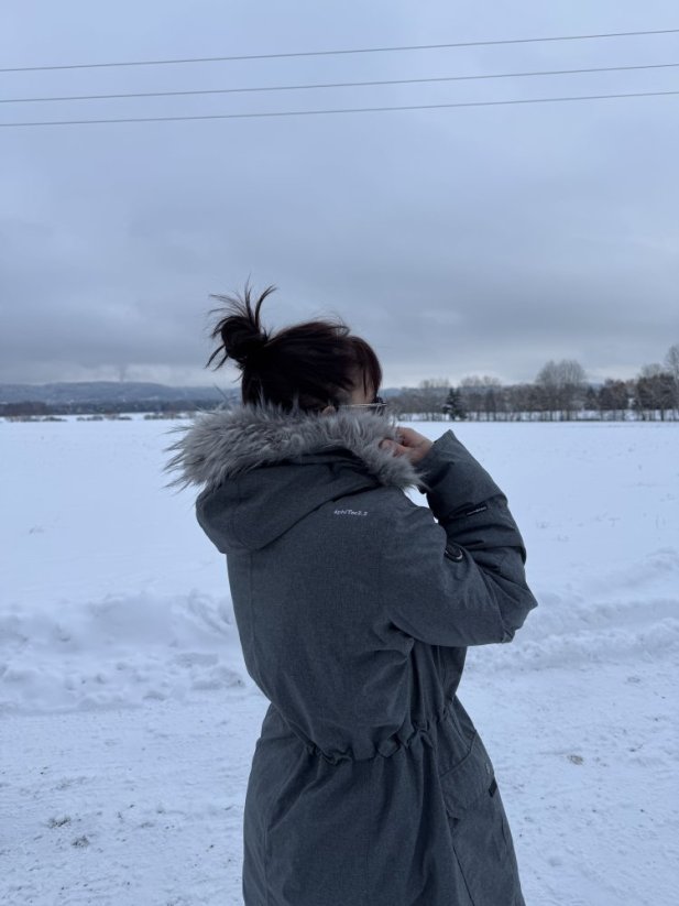 Dámská zimní parka Áhkká outdoor, vel. 44