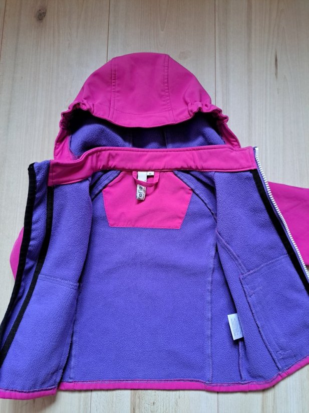 Dívčí softshell bunda Reflex, vel.80/86